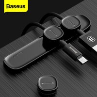 Магнитный органайзер для кабеля Baseus, устройство для намотки кабеля USB настольные держатели, защита для провода Держатель для кабеля, для наушники в форме мыши 4001091802201