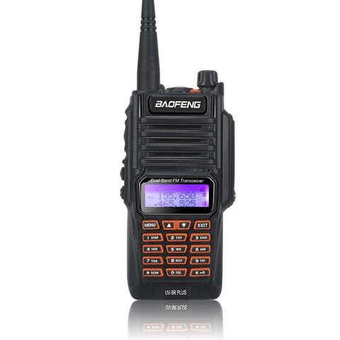 Baofeng UV-9R Plus Водонепроницаемая рация UHF VHF Dual Band 8 Вт 128CH ham fm-радио с наушником 4001104781970