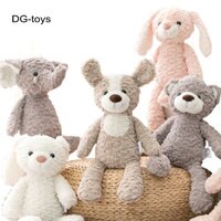 Супермягкая детская Успокаивающая игрушка с длинными ногами, розовый кролик, серый медведь, собака, слон, единорог, мягкие игрушки-куклы с животными для детей 4001107256926