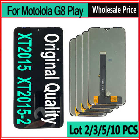 Дисплей G8 Play для Motorola MOTO G8 Play, 2/3/5/10 шт., экран с дигитайзером сенсорного ЖК-экрана для MOTO G8 Play, оригинал 4001107584308