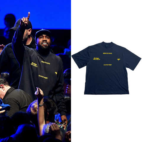 Футболка Kanye West с изображением женщин и Иисуса короля, Футболки унисекс в масштабе 1:1, футболки с короткими рукавами в стиле Харадзюку из 100% хлопка, мужские футболки, городская одежда 4001116488842