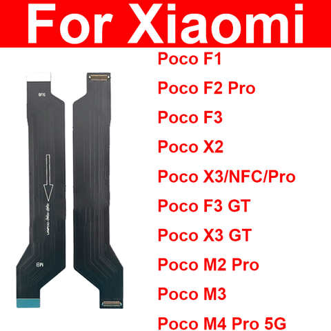 Материнская плата с ЖК-дисплеем и гибким кабелем для Xiaomi Mi Pocophone F1 Poco F1 F2 M2 M4 X2 X3 F3 NFC Pro M4Pro 4G 4001118465265