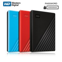 НОВЫЙ Western Digital WD My Passport, внешний жесткий диск на ТБ, USB 3,0, защита паролем, 4 ТБ, 5 ТБ HDD, портативный мобильный жесткий диск 4001123086594