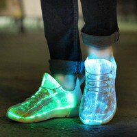 Кроссовки мужские/женские светящиеся со светодиодной подсветкой, летняя обувь для мальчиков и девочек, обувь с подсветкой для взрослых, зарядка через USB 4001127972455