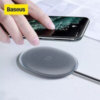 Беспроводное зарядное устройство Baseus 15 Вт для быстрой зарядки, прозрачный чехол с текстурой желе, портативное зарядное устройство для iPhone, Samsung, Xiaomi, Huawei 4001132547049