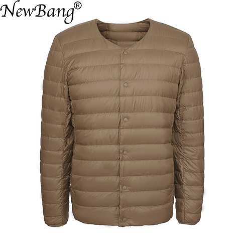 Куртка NewBang Мужская Ультралегкая, брендовый пуховик, тонкая ветрозащитная портативная легкая, с теплой подкладкой 4001134823559