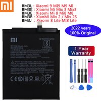 Аккумулятор Xiaomi оригинальный, 2024 года, для Xiaomi 9 MI9 Mi Mix 3 Mix3 Mi 8 Mi8 M8 Mix 2 Mix 2S 8 Lite MI8 Lite 4001136625257