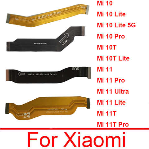 Разъем материнской платы для ЖК-дисплея, гибкий кабель для Xiaomi Mi 10 10T 11 11T Pro Lite 5G Vice Flex материнская плата, гибкая лента, запасные части 4001137671694