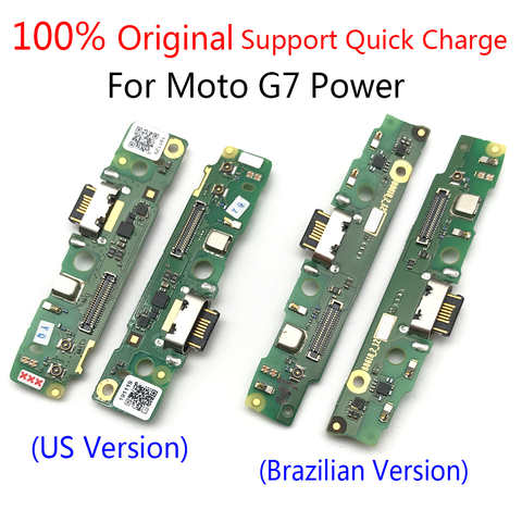 Новинка для Motorola Moto G7 Power G6 G7 Play USB зарядный порт микрофон док-станция коннектор плата гибкий кабель 4001162709116