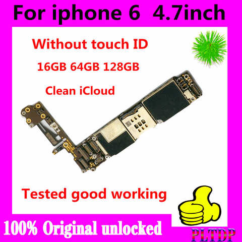 100% оригинальная разблокированная материнская плата для iPhone 4 4S 5 5C 5S 6 6p 6s 6sp без Touch ID, с полными чипами и бесплатной логической платой icloud 4001163556821
