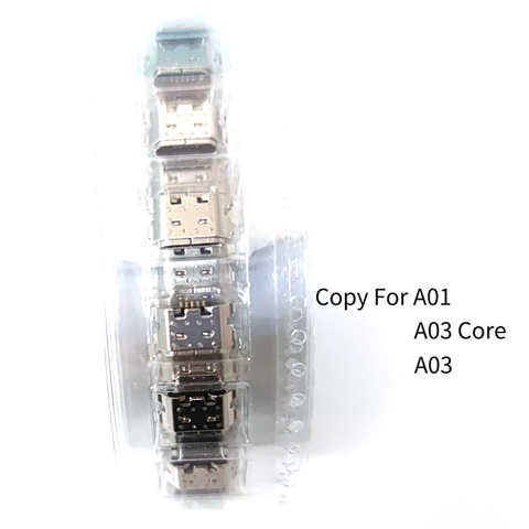 10 шт. для Samsung Galaxy A01 / A03 / A03 Core USB зарядный порт док-разъем зарядное устройство разъем запасные части 4001174541179