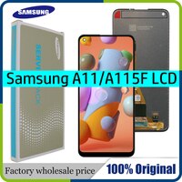 100% Оригинальный ЖК-дисплей для Samsung Galaxy A11, ЖК-дисплей с сенсорным экраном в сборе для Samsung A115F, A115F/DS, ЖК-дисплей с сервисным пакетом 4001187502444