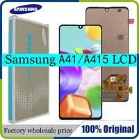 ЖК-дисплей 6,1 "AMOLED для Samsung Galaxy A41 SM-A415F A415, сенсорный экран с дигитайзером в сборе, сменные детали, оригинал 4001190488229