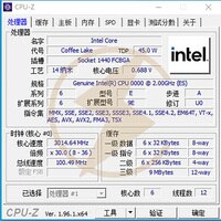 Процессор QNVH, 2,0G, 6C12T BGA-LGA1151LGA, ЦПУ для ноутбука, LGA1151 4001201712918