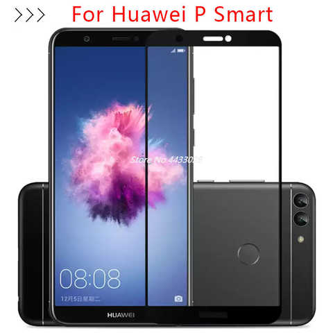 Защитное стекло для Huawei P Smart, закаленное стекло, защита экрана, чехол на Huawey Honor Psmart, стекло, пленка для телефона, полное покрытие 5,65 4001213651284
