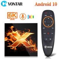 Приставка Смарт-ТВ VONTAR X1, 4 + 64 ГБ, Android 10, 2 + 16 Гб Smart TV BOX Android 10 Support 6K 4001230192805