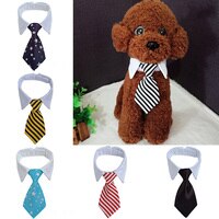 2020 галстук-бабочка для собак, кошек, в полоску, с животными, регулируемый, полосатый галстук 4001239954951