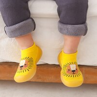 Ботинки детские унисекс, мягкая резиновая обувь для начинающих ходить мальчиков, уличные детские ботинки с милыми животными, Нескользящие 4001242145650