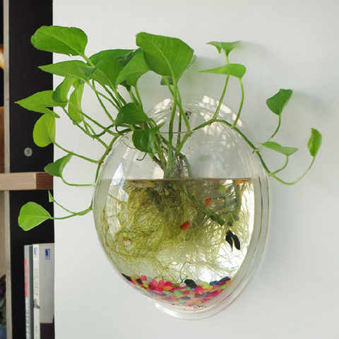 Подвесной цветочный горшок стеклянная ваза-шар Terrarium, стеклянная ваза для домашнего декора 4001245146752