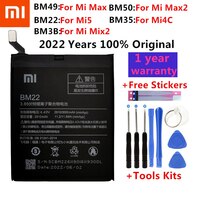 BM49 BM50 BM3B BM22 BM35 батарея для Xiaomi Mi 5 4C Max Mix 2 Max2 Mix2 сменные батареи для телефона Bateria + Бесплатные инструменты 4001247204259