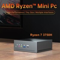 Игровой мини-ПК TOPTON NUC AMD Ryzen 7 4800U 3750H Vega Graphic 2 * DDR4 NVMe SSD настольный компьютер Windows 11 Pro 3x4K HTPC WiFi BT 4001271665728