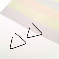 Новые минималистичные открытые треугольные серьги 4001288533566