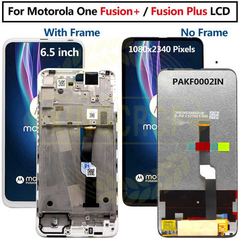 Оригинальный ЖК-дисплей для Motorola One Fusion +, сенсорный экран, дигитайзер PAKF0002IN для MOTOMoto One Fusion Plus, ЖК-дисплей 4001290736574