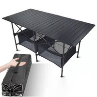 Новый наружный флэш-стол из алюминиевого сплава для барбекю и пикника, водонепроницаемый прочный складной стол 4001294273266