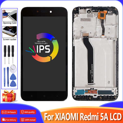 ЖК-дисплей для Xiaomi Redmi 5A, качество AAA +++, сменный сенсорный экран, дигитайзер для Redmi 5A, экран в сборе 4001308061332