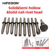 Пневматическая заклепочная головка HIFESON, полупустотелая сплошная заклепочная головка, пневматический молоток, рекламный знак, заклепочная головка 4001321135755