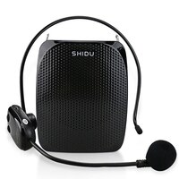 SHIDU 10 Вт перезаряжаемый портативный беспроводной голосовой усилитель для учителей туристический гид мегафон УВЧ микрофон обучающий динамик S615 4001332743187