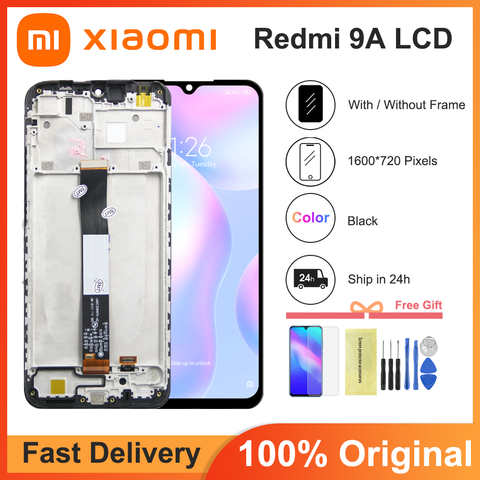 ЖК-дисплей 6,53 ''для Xiaomi Redmi 9A 9C M2006C3MG, сенсорный экран с дигитайзером в сборе, для замены ЖК-дисплея Redmi 9 M2004J19G 4001339959325