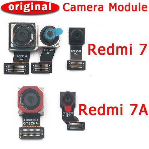 Оригинальная передняя и задняя камеры для Xiaomi Redmi 7 7A модуль основной фронтальной камеры Модуль гибкий кабель запасные части 4001340314467