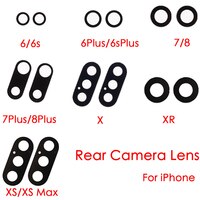 Сменная Крышка для объектива камеры iPhone 6, 6s, 6Plus, 7, 7Plus, 8, 8 Plus, X, XR, XS Max, 2 шт./компл. 4001346541622