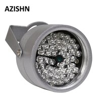 Светодиодный светильник AZISHN для систем видеонаблюдения, 48 ИК-лампочек, ночное видение, металлическая Водонепроницаемая подсветка для систем видеонаблюдения 956035021
