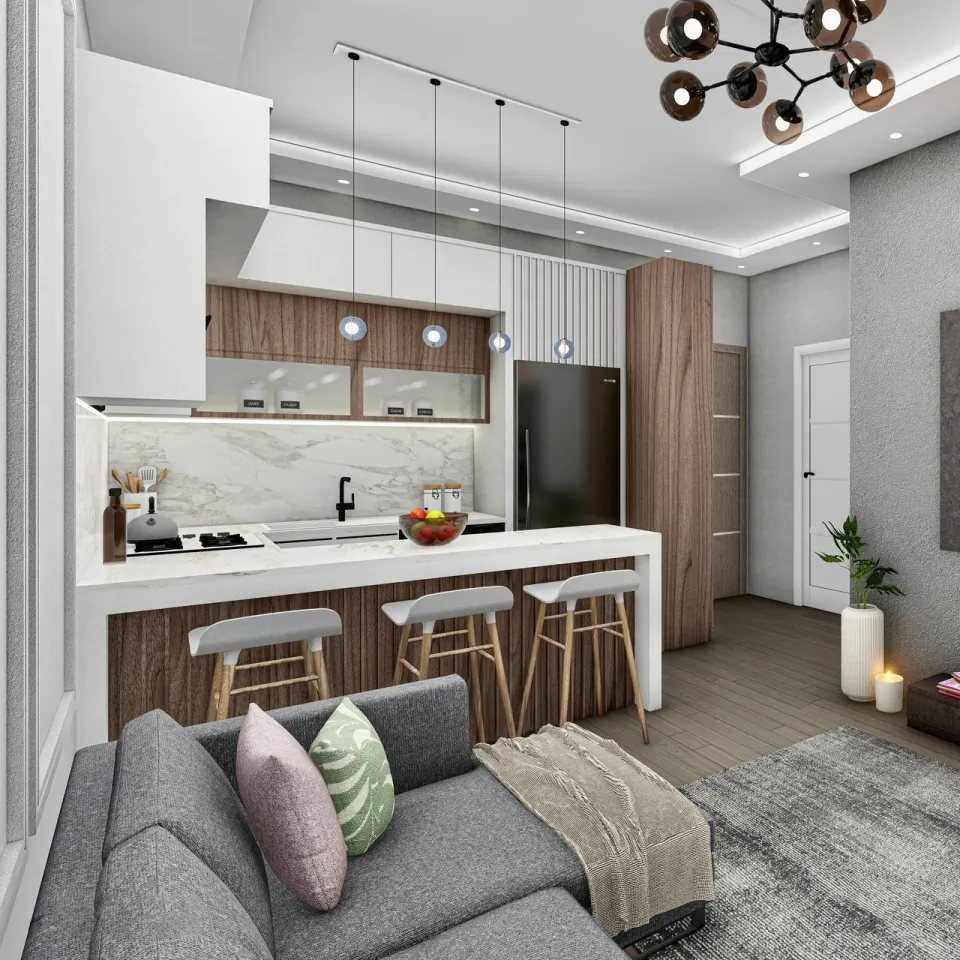 Апартаменты 1+1 в Onyx Residense, Altıntaş, Aksu