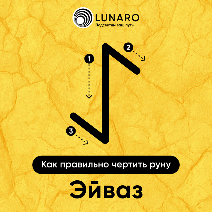 Руна Эйваз: значение и толкование. Как правильно начертить руну Эйваз