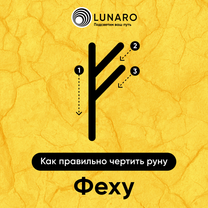 Руна Феху: значение и толкование. Как правильно начертить руну Феху