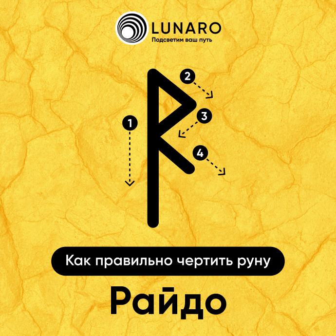 Руна Райдо: значение и толкование. Как правильно начертить руну Райдо