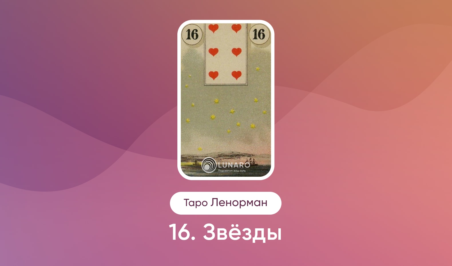 Звезды в Таро Ленорман, значение карты в раскладах