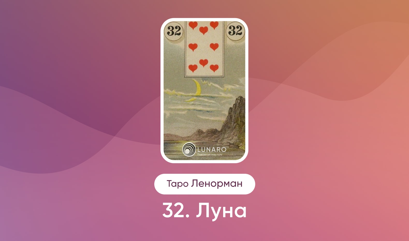 Луна в Таро Ленорман, значение карты в раскладах