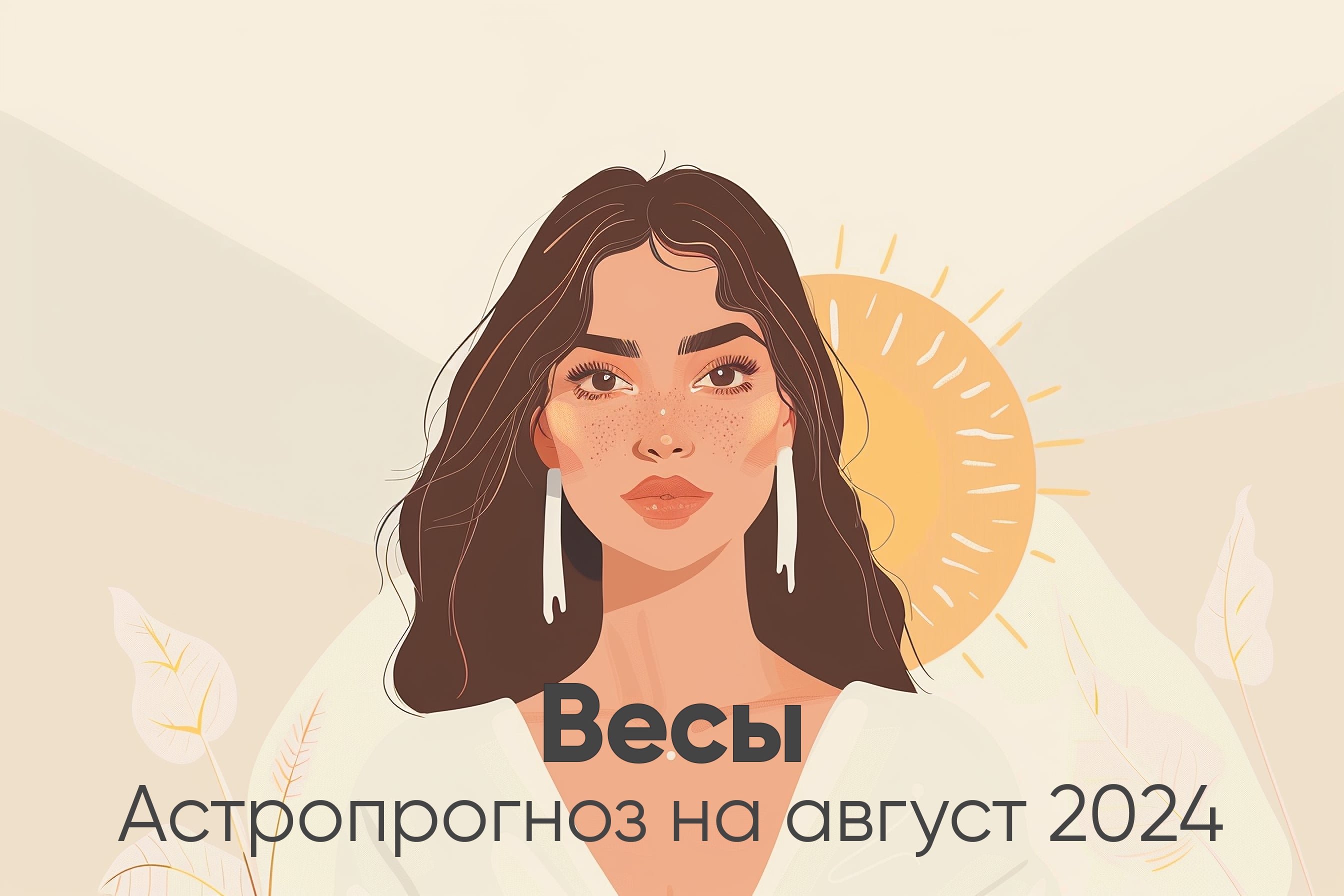 Весы: гороскоп на август 2024 года