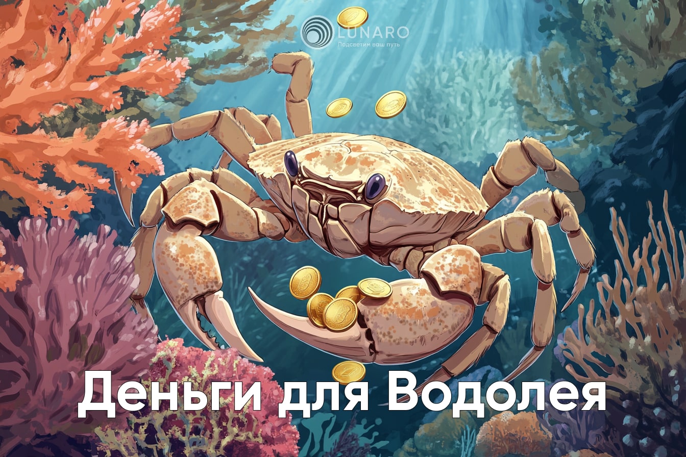 Денежный гороскоп для водолея на июль 2025 года