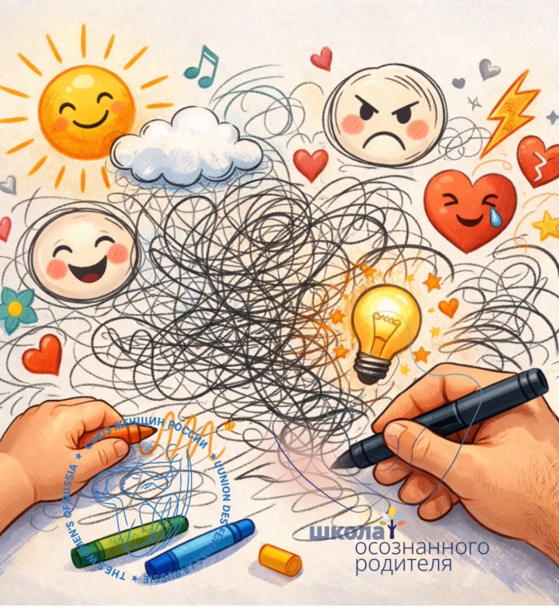 Арт терапия Каракули