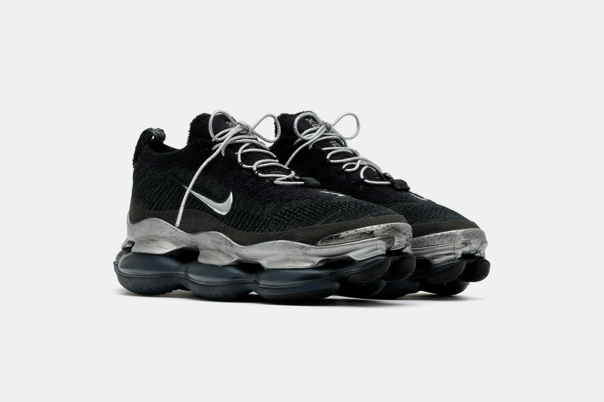 Nike Air Max Scorpion Flyknit 'Black/Silver' купить в Интернет