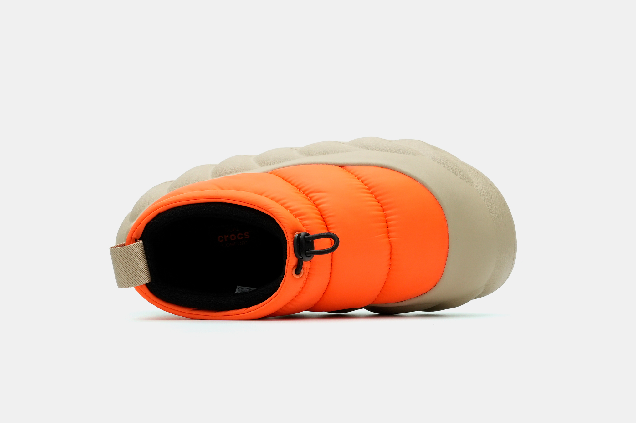 しゅわるつねっかー Crocs Overpuff Shorty Shocking 'Orange/Multi' купить в Интернет