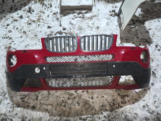 бампер передний BMW X3 E83 [рестайлинг] E83 (2006 - 2010), 3.0 л., N52 B30 AF, бензин, АКПП, красный, универсал, полный привод, 3416200, 51113416200