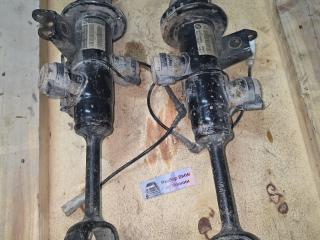 амортизатор передний BMW 7 серия F01/F02 F01 2009, 3.0 л., N57 D30 A, дизель, АКПП, черный, седан, задний привод, 4064272, 37114064272, 4064271, 37114064271, 6796296, 37116796926, 6796925, 37116796925