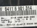 блок управления печки / климат-контроля BMW 3 серия E46 [рестайлинг] 2004, 2.2 л., M54 B22 (226S1), бензин, black sapphire metallic (475), задний привод, правый руль, 64116901314, 6901314 - фото №6