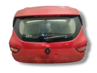 крышка багажника (дверь 3-5) Renault Clio 4 поколение 2013, 1.2 л., i, D4F 740, бензин, 5МКПП, rouge flamme / tennp, хетчбэк 5 дв., передний привод, правый руль, 901008961R